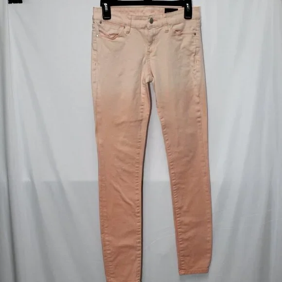CLUB MONACO Pastel Pink Ombre Skinny jeans - Picture 1 of 8